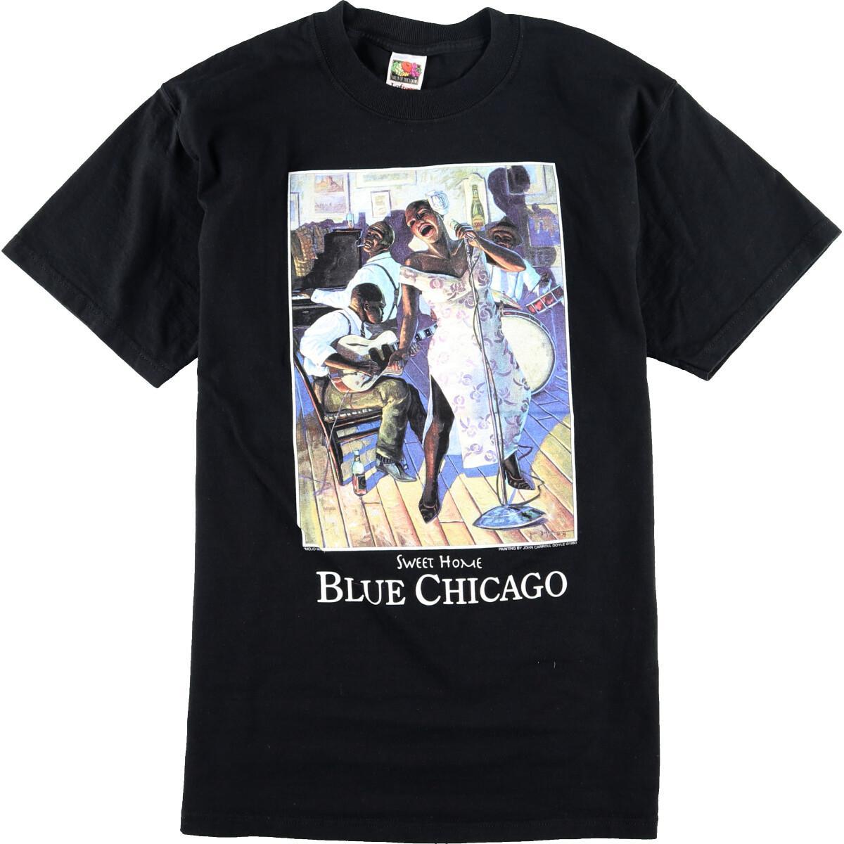 90年代 フルーツオブザルーム Fruit Of The Loom Sweet Home Blue Chicago バンドtシャツ メンズl ヴィンテージ Eaa 中古 0307 Js10 Ss2103 バンドtシャツ 古着屋jam ジャム