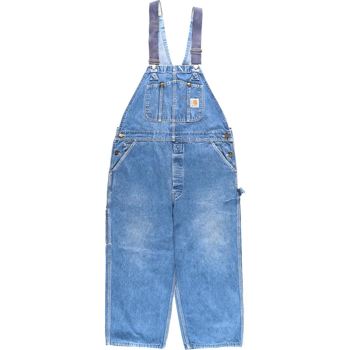 カーハート Carhartt デニムオーバーオール メンズw39 /eaa014184 【中古】 【200312】