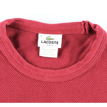 ラコステ LACOSTE SLIM FIT サーマルロンT 9 メンズXXL /eaa014216 【中古】 【200315】