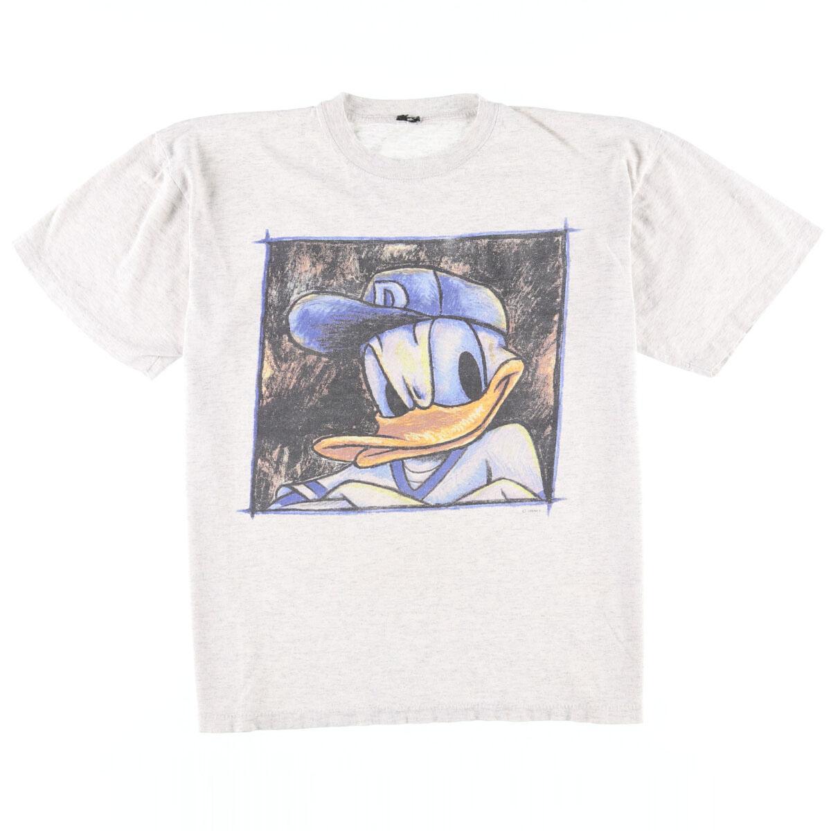 Disney ドナルドダック キャラクタープリントtシャツ レディースxxl Wbi7817 03 Ss12 キャラクターtシャツ 古着屋jam ジャム
