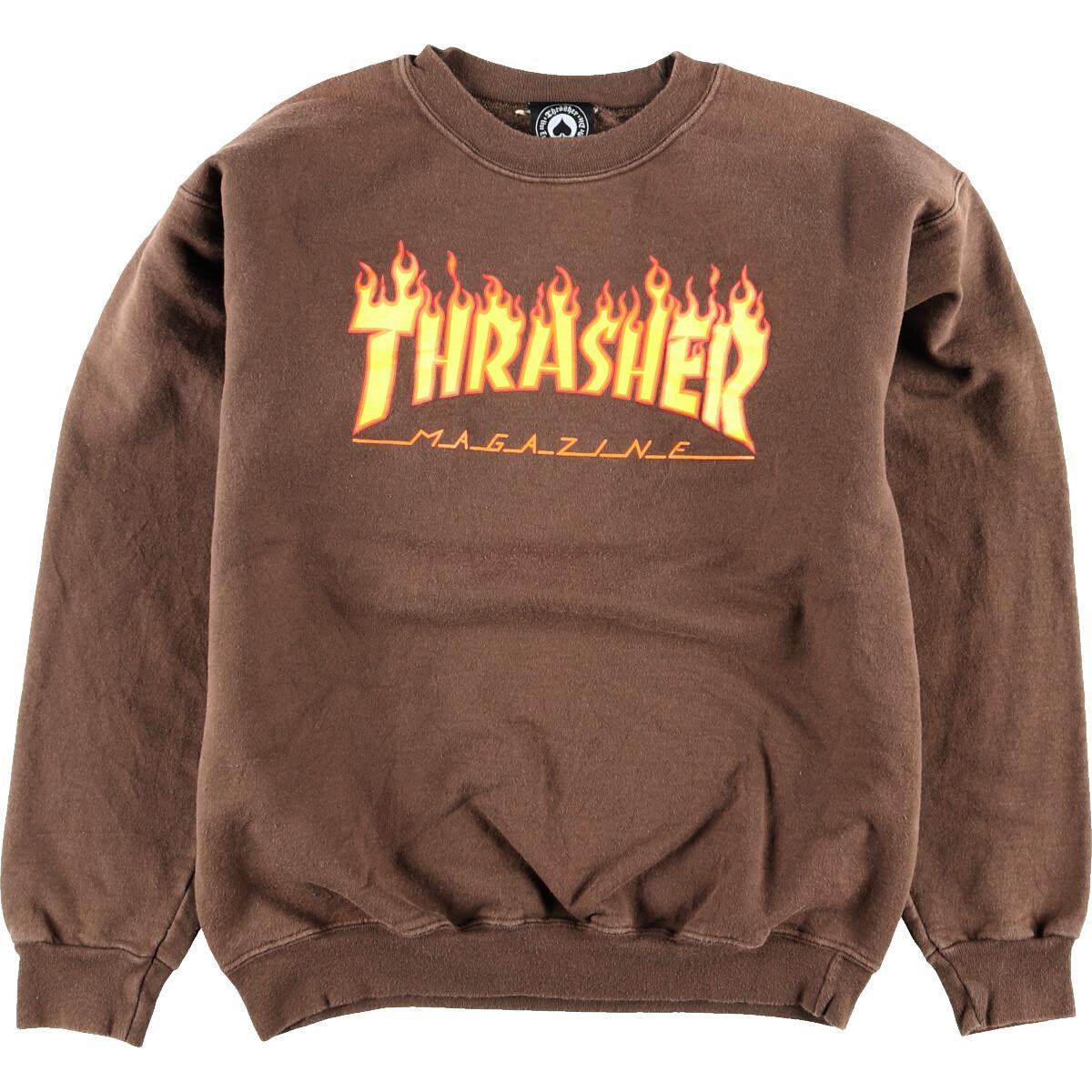 San Francisco Thrasher Magazine スラッシャーマガジン ロゴスウェット トレーナー メンズs Eaa 0330 トレーナー 古着屋jam ジャム