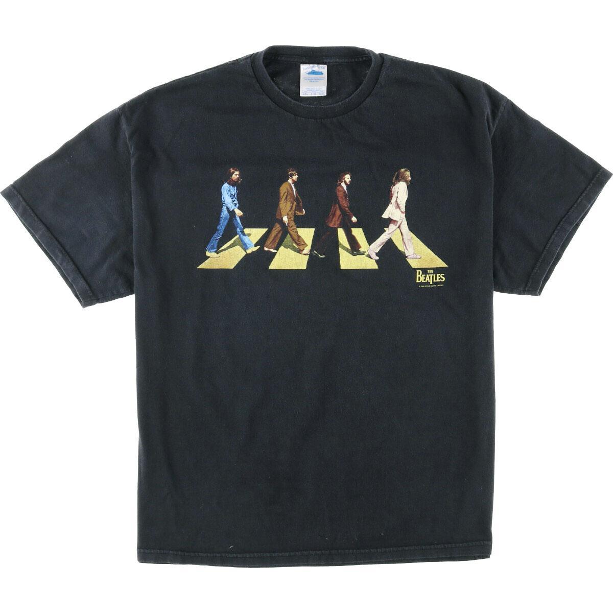 90年代~ TENNESSEE RIVER THE BEATLES ビートルズ ABBEY ROAD アビーロード バンドTシャツ メンズXXL ヴィンテージ /eaa016615 【中古】 【200409】