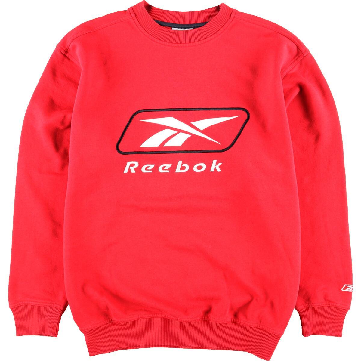 リーボック Reebok ロゴスウェット トレーナー メンズl Eaa0190 0412 Reebok リーボック 古着屋jam ジャム