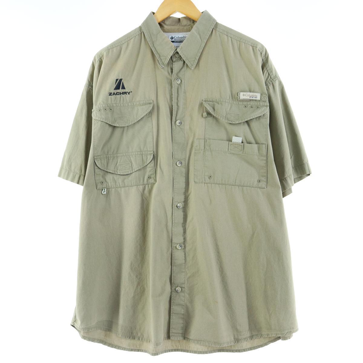 コロンビア Columbia PFG 半袖 フィッシングシャツ メンズXXL /eaa020075 【中古】 【200412】