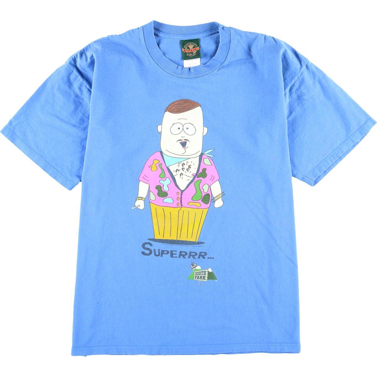 90年代 Logotel South Park サウスパーク キャラクタープリントtシャツ Usa製 メンズl ヴィンテージ Eaa 0412 キャラクターtシャツ 古着屋jam ジャム