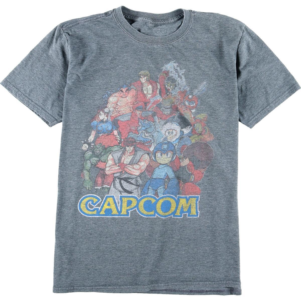 カプコン Capcom キャラクタープリントtシャツ メンズm Eaa 0412 Ss09 Js10 Ss12 キャラクターtシャツ 古着屋jam ジャム