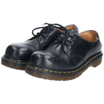 ドクターマーチン Dr.Martens スチールトゥ 3ホールシューズ 英国製 UK6 レディース24.5cm /bpa000207 【中古】 【200412】