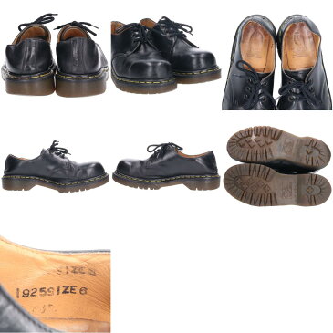 ドクターマーチン Dr.Martens スチールトゥ 3ホールシューズ 英国製 UK6 レディース24.5cm /bpa000207 【中古】 【200412】