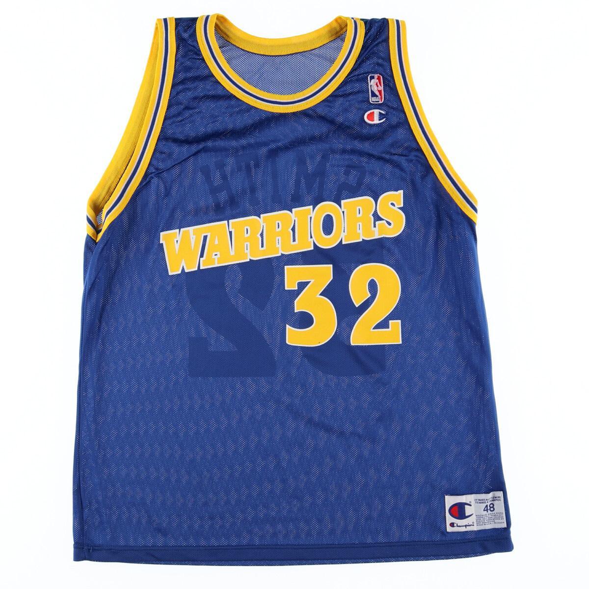 チャンピオン Champion NBA GOLDEN STATE WARRIORS ゴールデンステイトウォリアーズ JOSEPH SMITH ジョースミス ゲームシャツ レプリカユニフォーム USA製 メンズXL /eaa021178 【中古】 【200419】【SS2009】