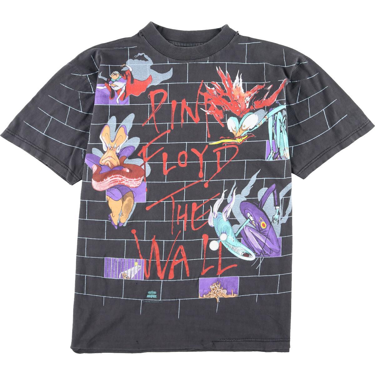 2022発売 80s pink floyd wall 総柄 バンドtシャツ ヴィンテージ