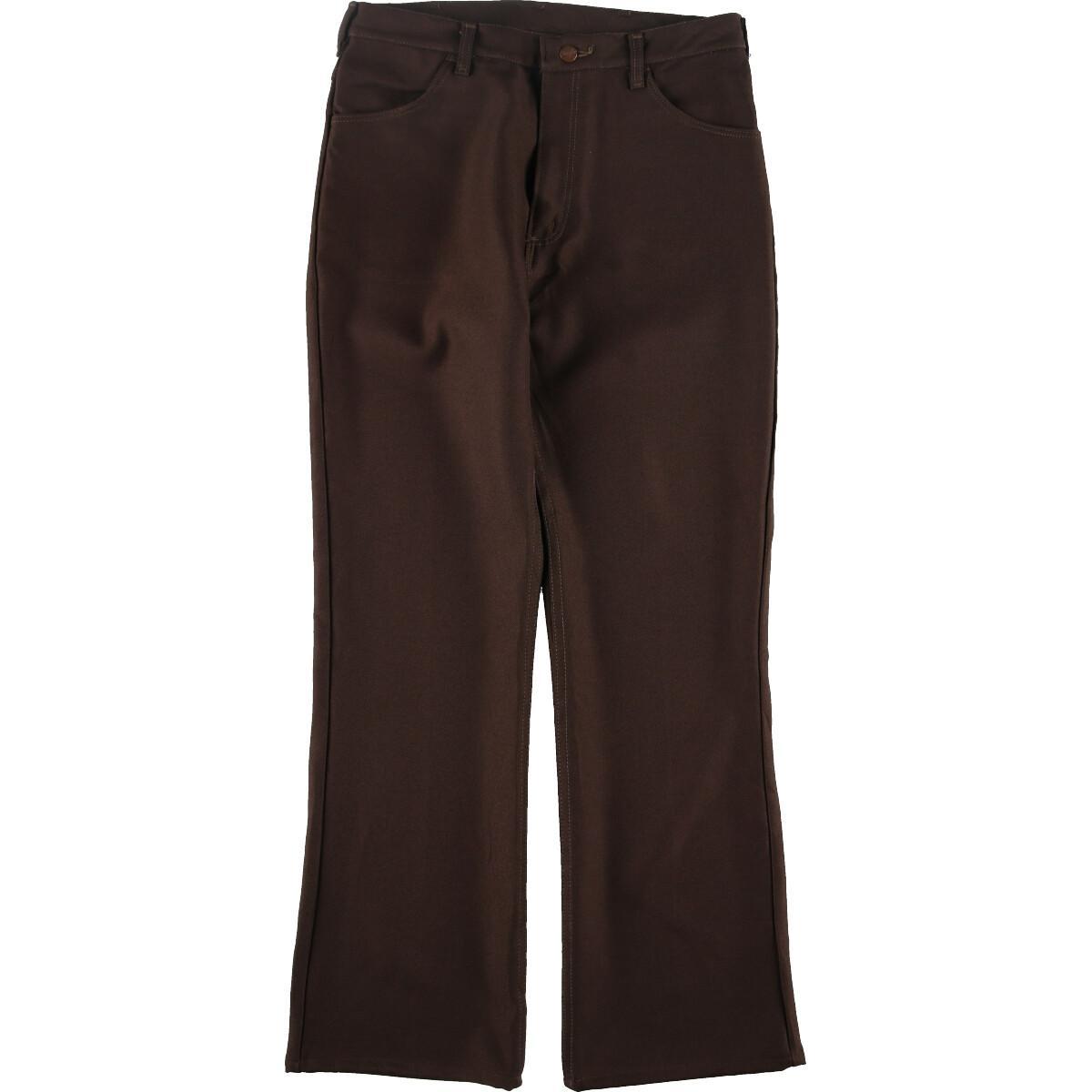 JAMリメイク 裾カット 70〜80年代 ラングラー Wrangler ランチャードレスジーンズ スラックスパンツ メンズw33 ヴィンテージ /eaa022918 【中古】 【200420】