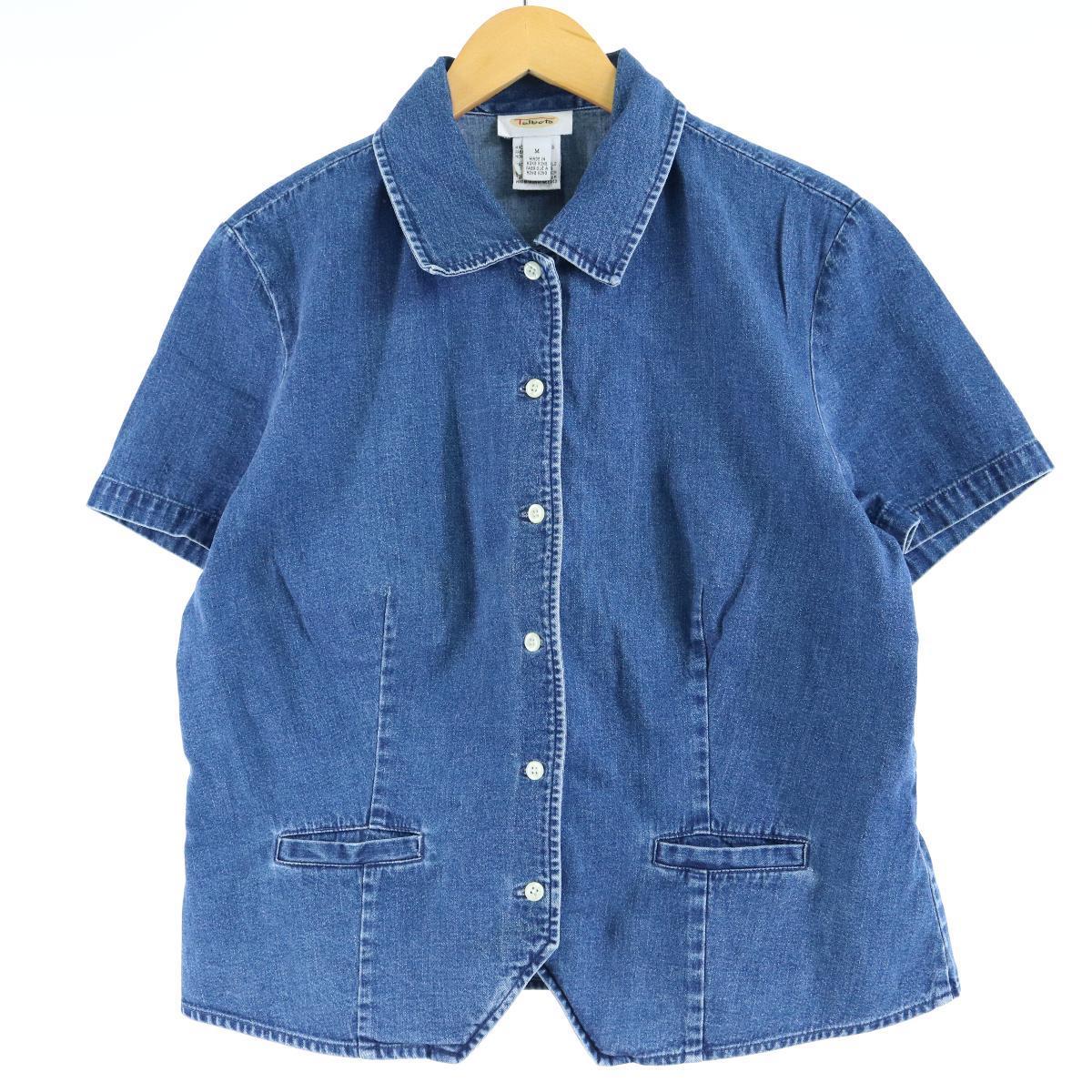 タルボット Talbots 半袖 デニムシャツ レディースm Eaa 0423 その他半袖シャツ 古着屋jam ジャム