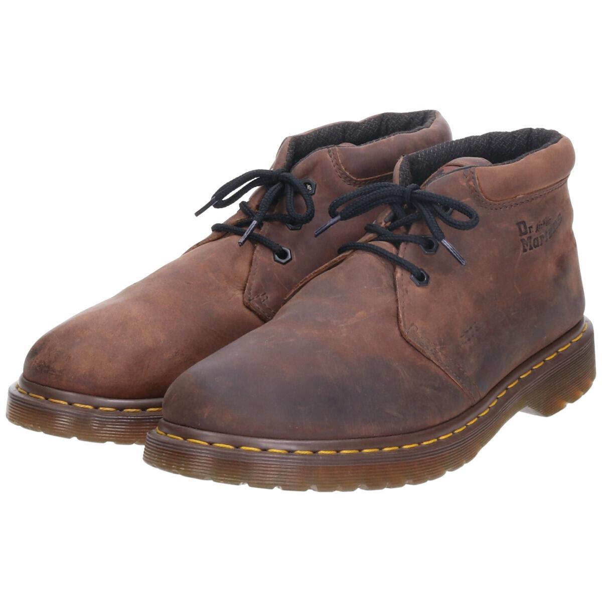 左右製造番号違い ドクターマーチン Dr Martens Saxon チャッカブーツ Uk9 メンズ27 5cm Bpa 0424 2b10f レースアップブーツ 古着屋jam ジャム