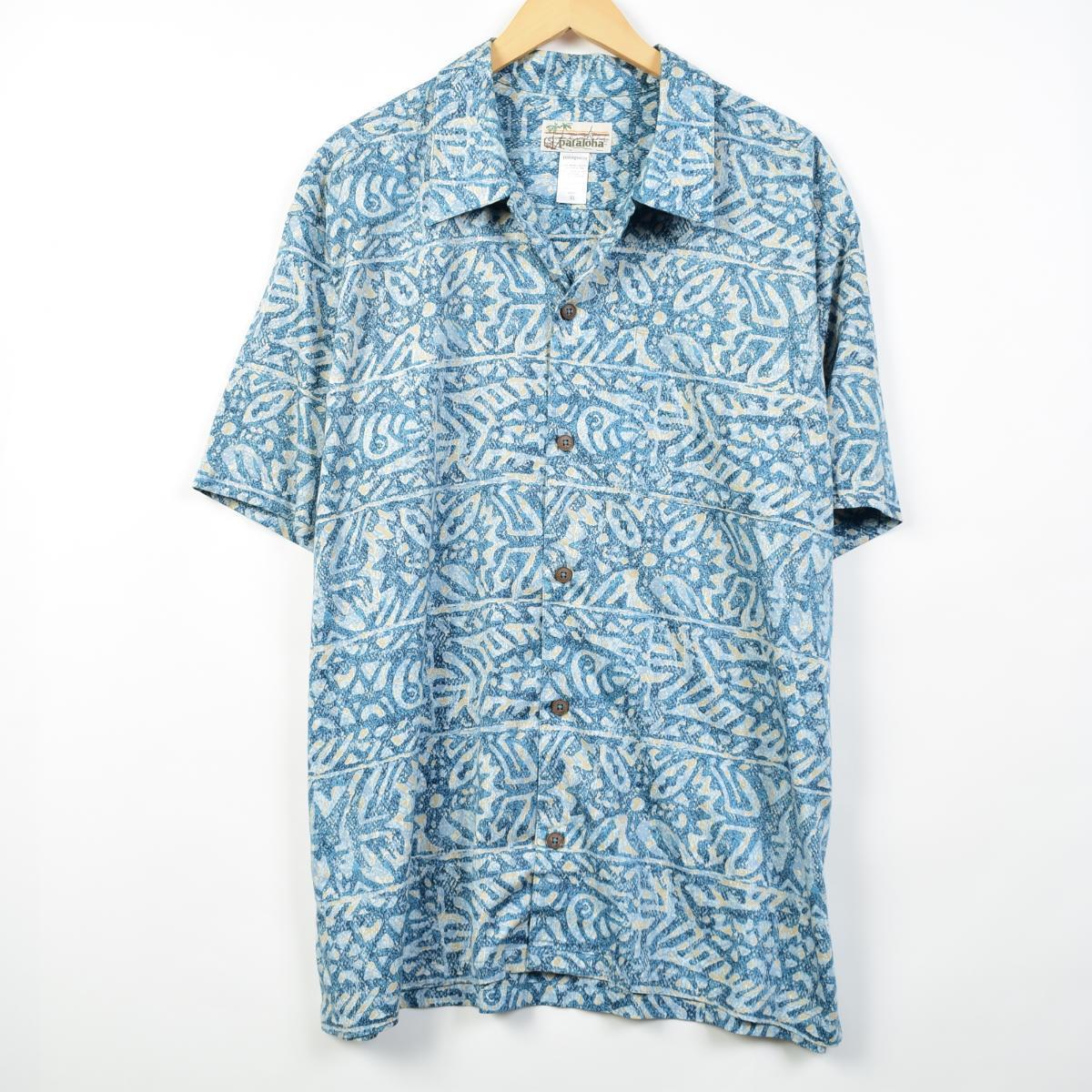 07年製 パタゴニア Patagonia Pataloha パタロハ S7 総柄 オープンカラー ハワイアンアロハシャツ メンズxl Eaa 0424 アロハシャツ 古着屋jam ジャム