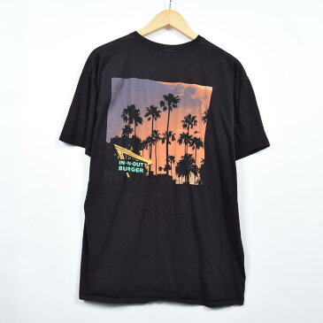 IN-N-OUT BURGER OREGON 両面プリント アドバタイジングTシャツ メンズXL /eaa027217 【中古】 【200501】【SS2009】【JS2010】【SS2012】