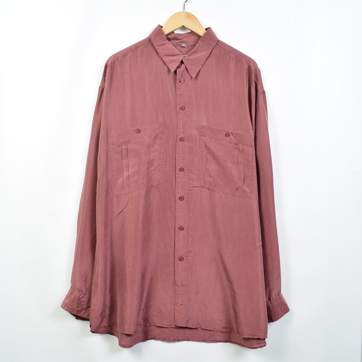 Arpino 長袖 シルクシャツ メンズxxl Eaa 中古 0510 Ss2103 長袖シャツ 古着屋jam ジャム