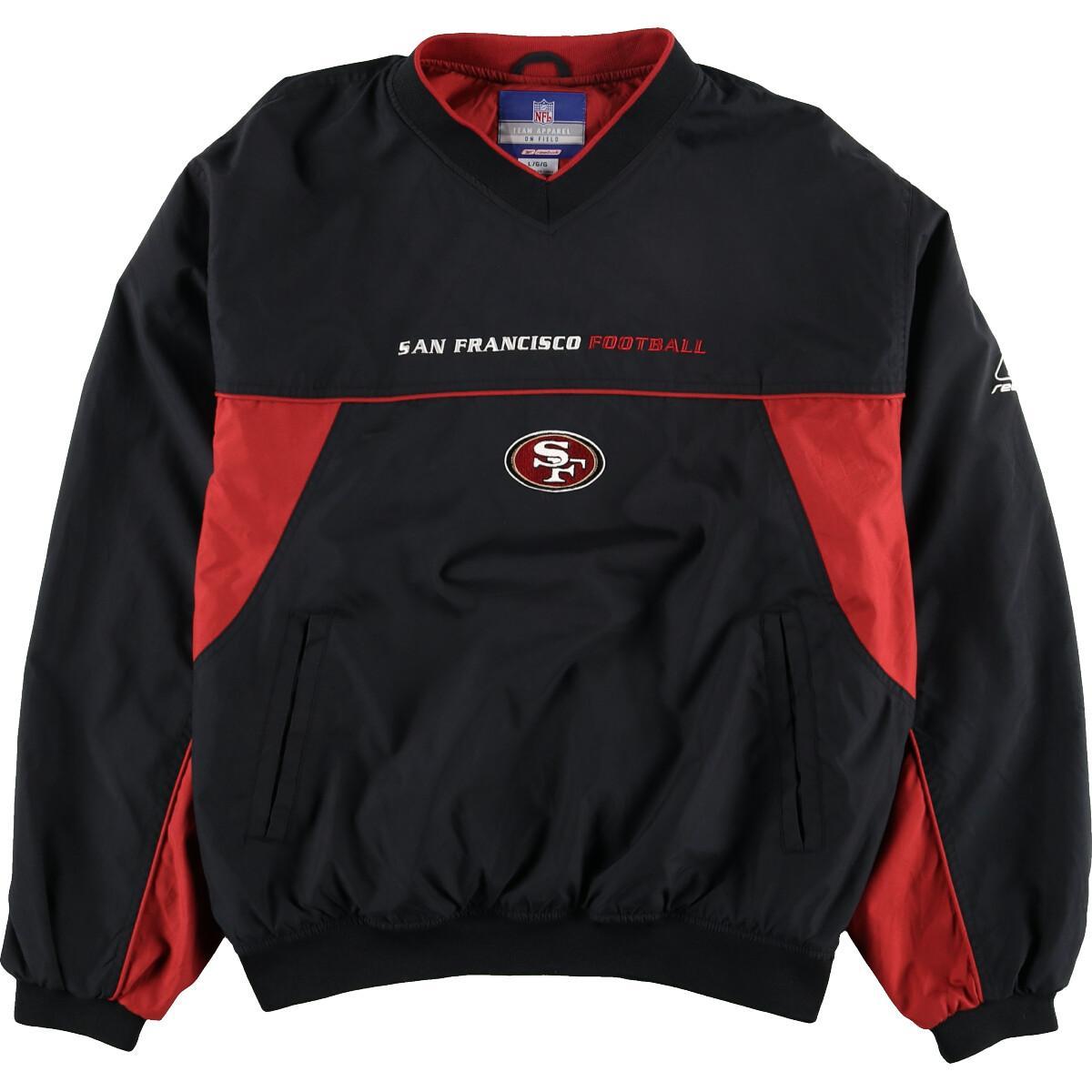激安販壳ショップ NFL サンフランシスコ・フォーティナイナーズ プルオーバージャケット ナイロンジャケット
