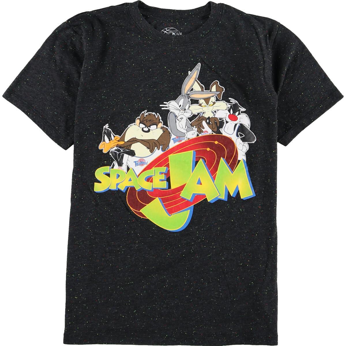 Space Jam Looney Tunes ルーニーテューンズ キャラクタープリントtシャツ レディースm Eaa 0511 Ss09 Js10 Ss12 Kf12 Ss2101 Cs2101 Ss2106 キャラクターtシャツ 古着屋jam ジャム