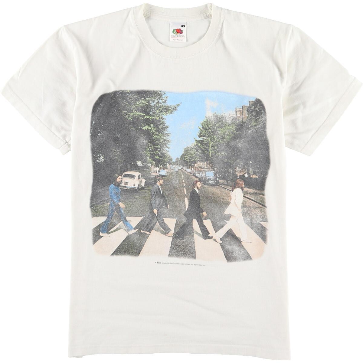 フルーツオブザルーム FRUIT OF THE LOOM THE BEATLES ビートルズ ABBEY ROAD アビーロード バンドTシャツ メンズS /eaa037062 【中古】 【200517】