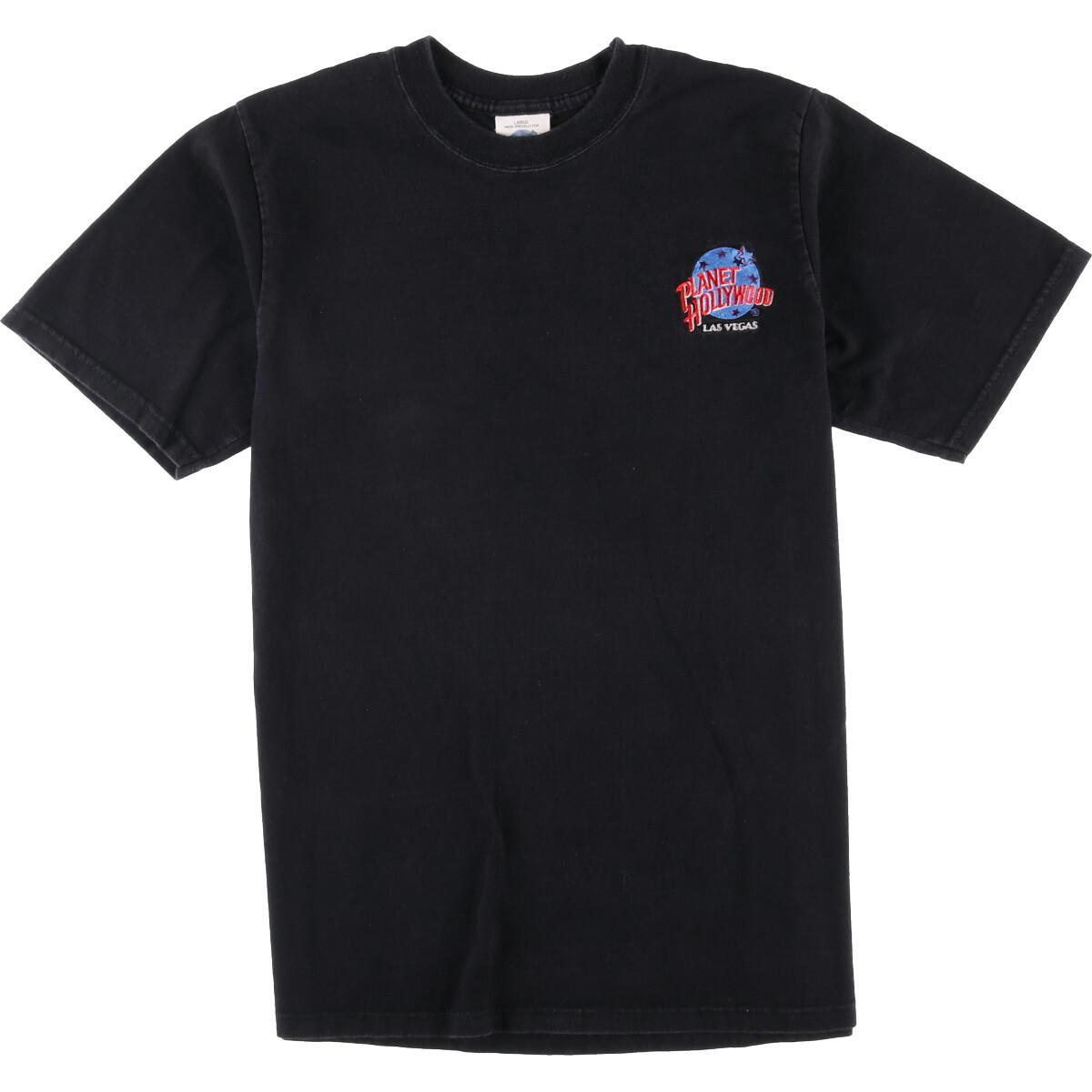 プラネットハリウッド PLANET HOLLYWOOD LAS VEGAS アドバタイジングTシャツ USA製 メンズL /eaa040927 【中古】 【200522】【SS2009】【JS2010】【SS2012】【KF2012】【SS2101】【CS2101】【SS2106】