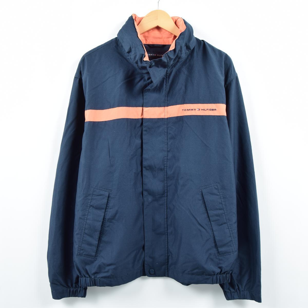 トミーヒルフィガー Tommy Hilfiger フード収納型 セーリングジャケット メンズl Eaa 0524 Kf12 Ss2101 Cs2101 その他ジャケット 古着屋jam ジャム