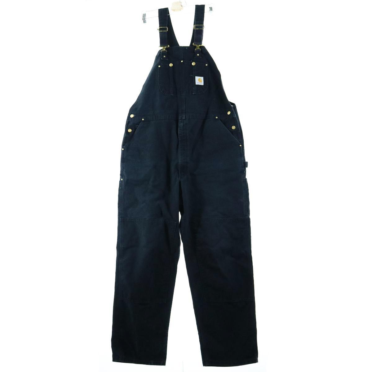 ビッグサイズ カーハート Carhartt ダブルニー ダック地 オーバーオール メンズw44 /eaa004459 【中古】 【200203】