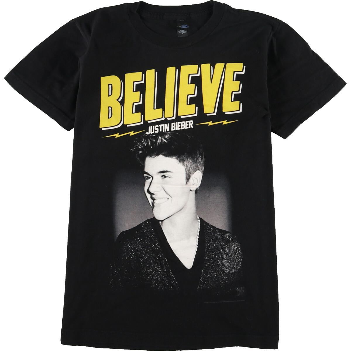 tultex JUSTIN BIEBER ジャスティンビーバー BELIEVE バンドTシャツ メンズS /eaa042606 【中古】 【200528】【SS2009】【JS2010】【SS2012】【SS2103】【SS2106】