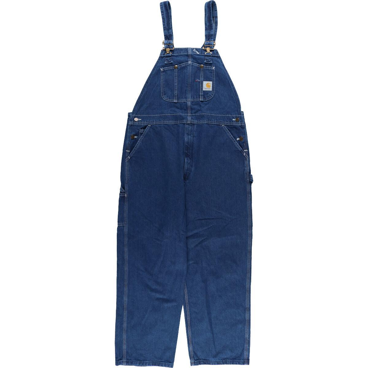 ビッグサイズ カーハート Carhartt デニムオーバーオール メンズw40 /eaa044900 【中古】 【200604】