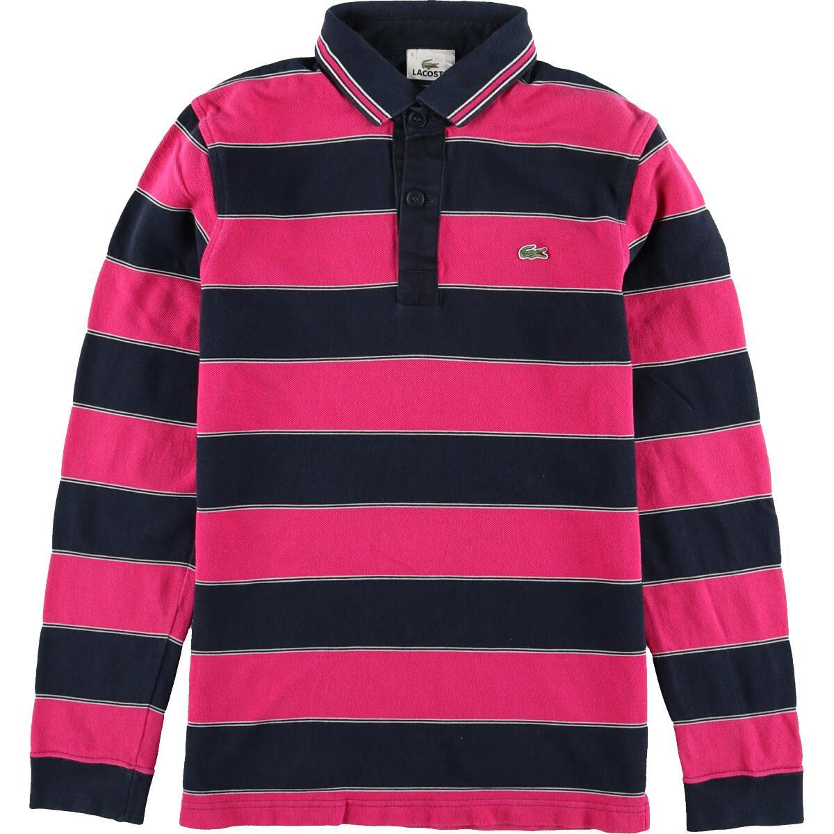 ラコステ Lacoste ボーダー柄 長袖 ポロシャツ レディースs Eaa 0605 Ss2103 2b10f Ss2106 ポロシャツ 古着屋jam ジャム ラコステ Lacoste ボーダー柄 長袖 ポロシャツ レディースs Eaa 0605 Ss2103 2b10f Ss2106 ポロシャツ 古着屋jam ジャム