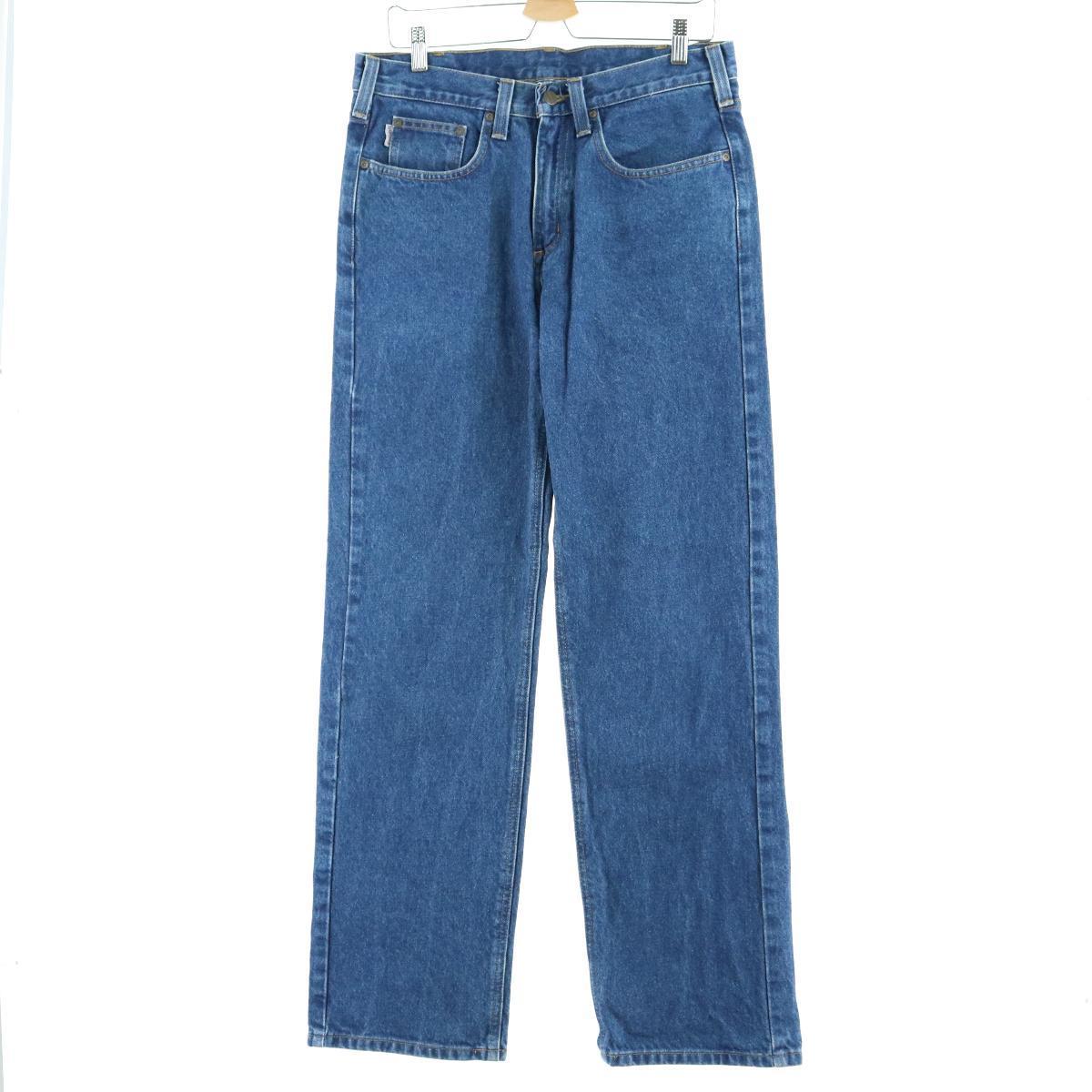 カーハート Carhartt ジーンズ ストレートデニムパンツ メンズw34 Eaa 0605 Ss2103 ストレートデニムパンツ 古着屋jam ジャム