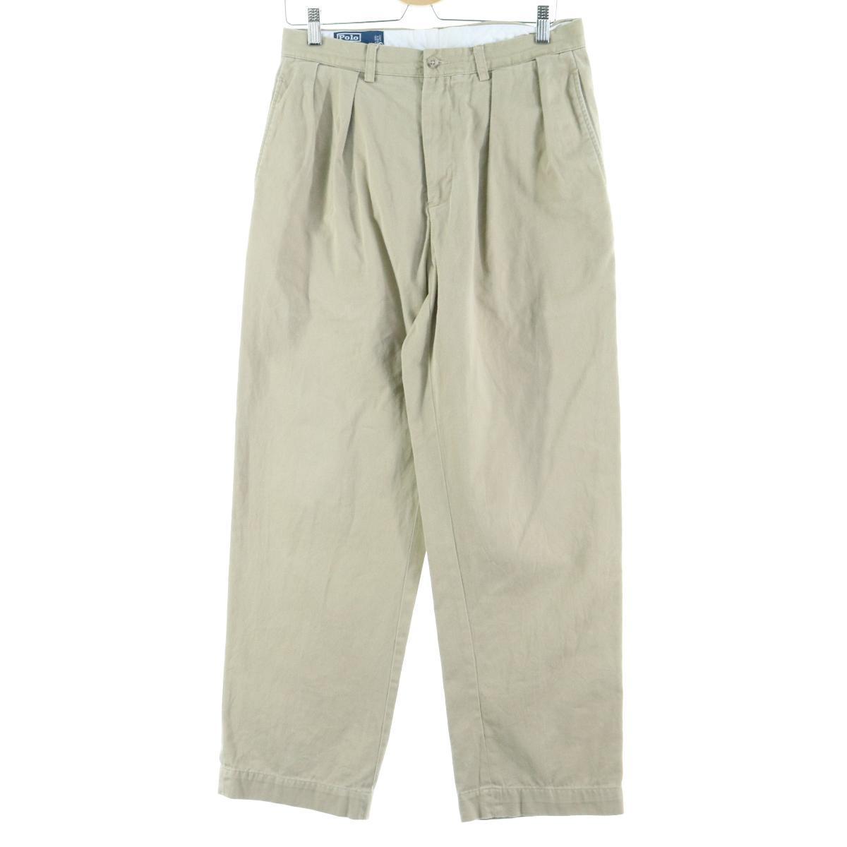 楽天市場 ラルフローレン Ralph Lauren Polo By Ralph Lauren ツータック チノパンツ メンズw30 Eaa 中古 0606 古着屋jam