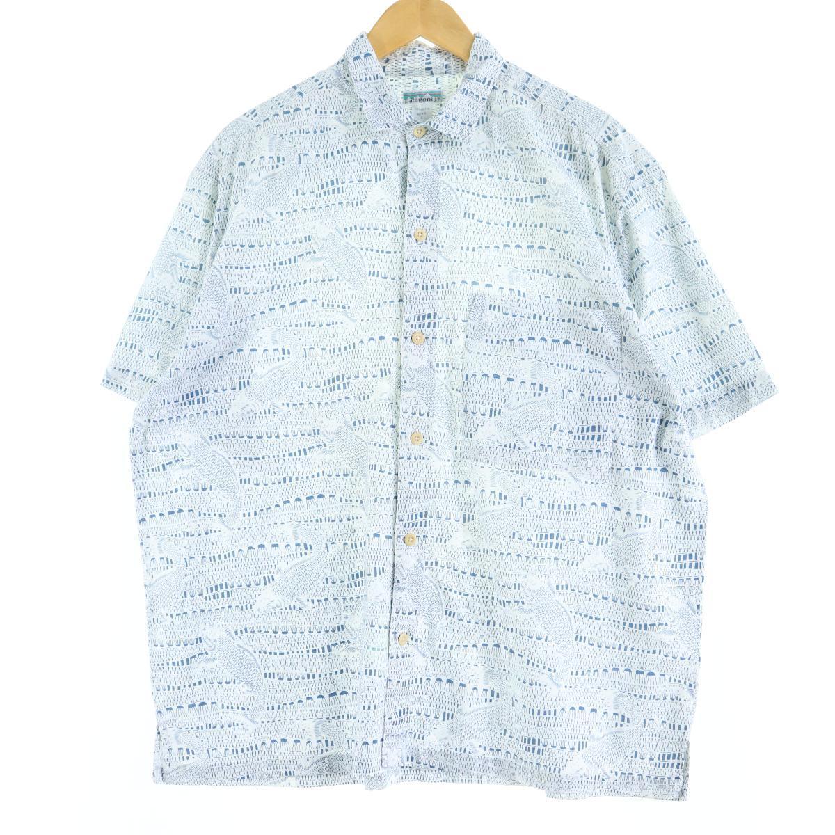 パタゴニア Patagonia 総柄 魚柄 半袖 コットンシャツ メンズxl Eaa 06 その他半袖シャツ 古着屋jam ジャム パタゴニア Patagonia 総柄 魚柄 半袖 コットンシャツ メンズxl Eaa 06 その他半袖シャツ 古着屋jam ジャム