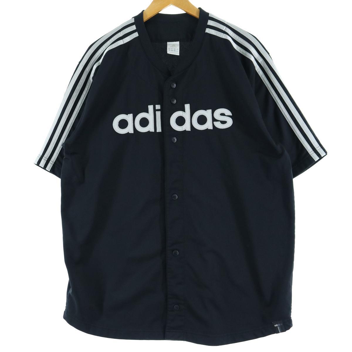 アディダス Adidas ベースボールシャツ メンズl Eaa0461 0614 その他半袖シャツ 古着屋jam ジャム アディダス Adidas ベースボールシャツ メンズl Eaa0461 0614 その他半袖シャツ 古着屋jam ジャム