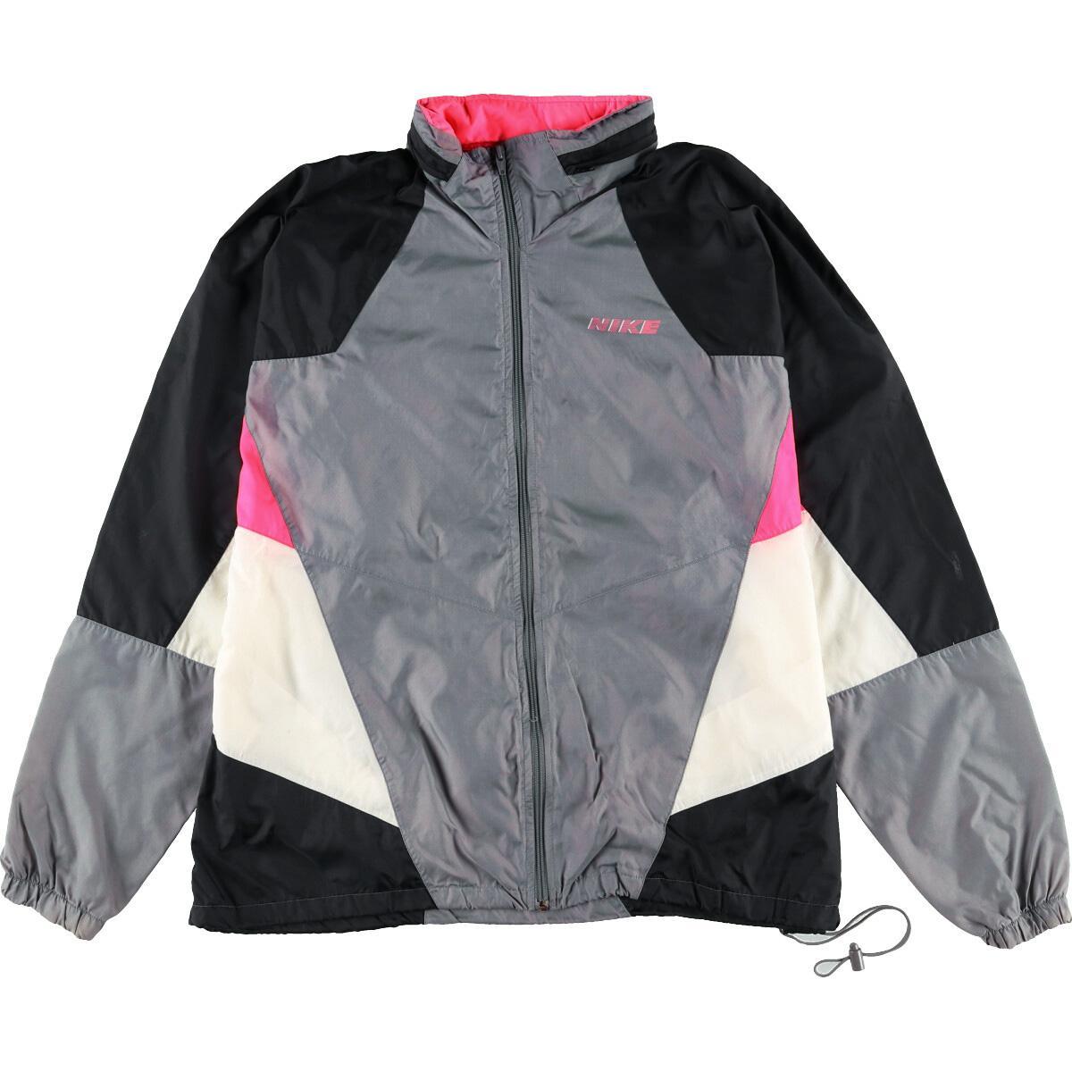 90年代 ナイキ NIKE 銀タグ フード収納型 ナイロンジャケット メンズXL ヴィンテージ /eaa050080 【中古】 【200628】【KF2012】【SS2101】【CS2101】【SS2103】【2b10f】【SS2106】のサムネイル