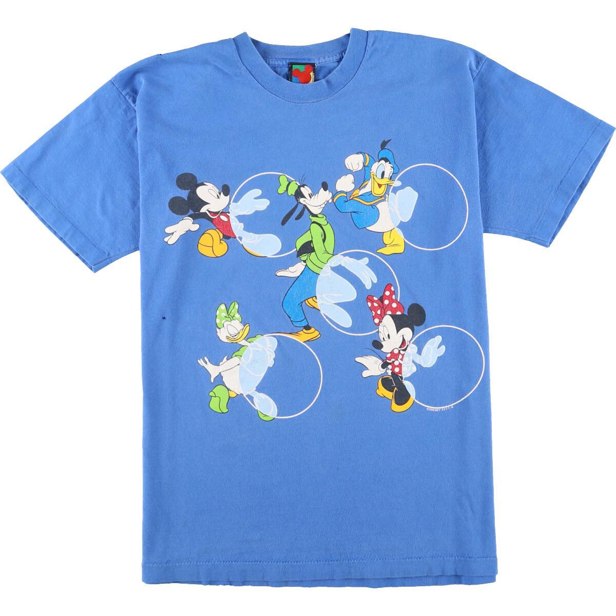 90年代 Mickey Unlimited Disney ディズニー キャラクタープリントtシャツ レディースl ヴィンテージ Eaa0519 0626 Js10 キャラクターtシャツ 古着屋jam ジャム