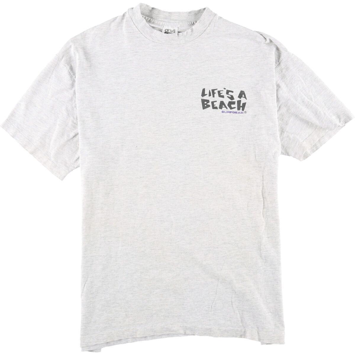 古着 希少レア 80 90年代 アンビル Anvil Life S A Beach ライフズアビーチ Bad Boy Club バッドボーイクラブ サーフ スケートtシャツ Usa製 メンズxl ヴィンテージ Eaa 0627 Js10 Svtg Hny22 サーフ スケートtシャツ 古着屋jam ジャム