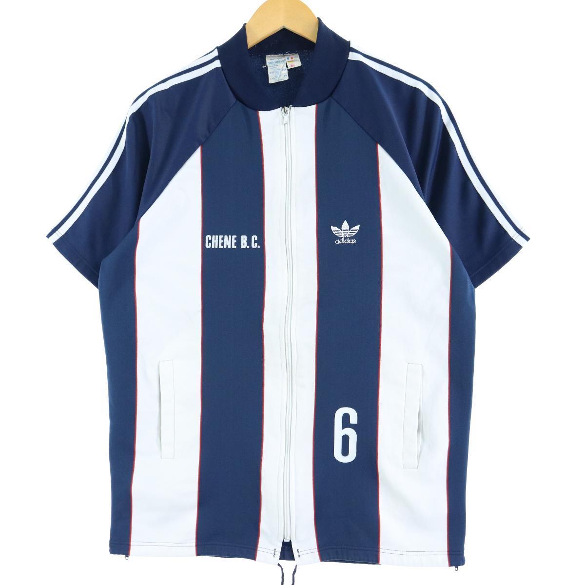 70年代 アディダス Adidas ナンバリング バックプリント 半袖 ジャージ トラックジャケット フランス製 メンズm ヴィンテージ Eaa 0702 ジャージ トラックジャケット 古着屋jam ジャム 70年代 アディダス Adidas ナンバリング バックプリント 半袖 ジャージ トラックジャケット フランス製 メンズm ヴィンテージ Eaa 0702 ジャージ トラックジャケット 古着屋jam ジャム