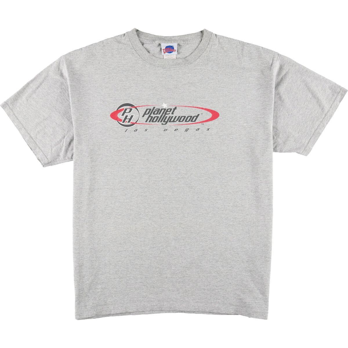 90年代 プラネットハリウッド PLANET HOLLYWOOD las vegas アドバタイジングTシャツ USA製 メンズXL ヴィンテージ /eaa055827 【中古】 【200705】【JS2010】【SS2106】