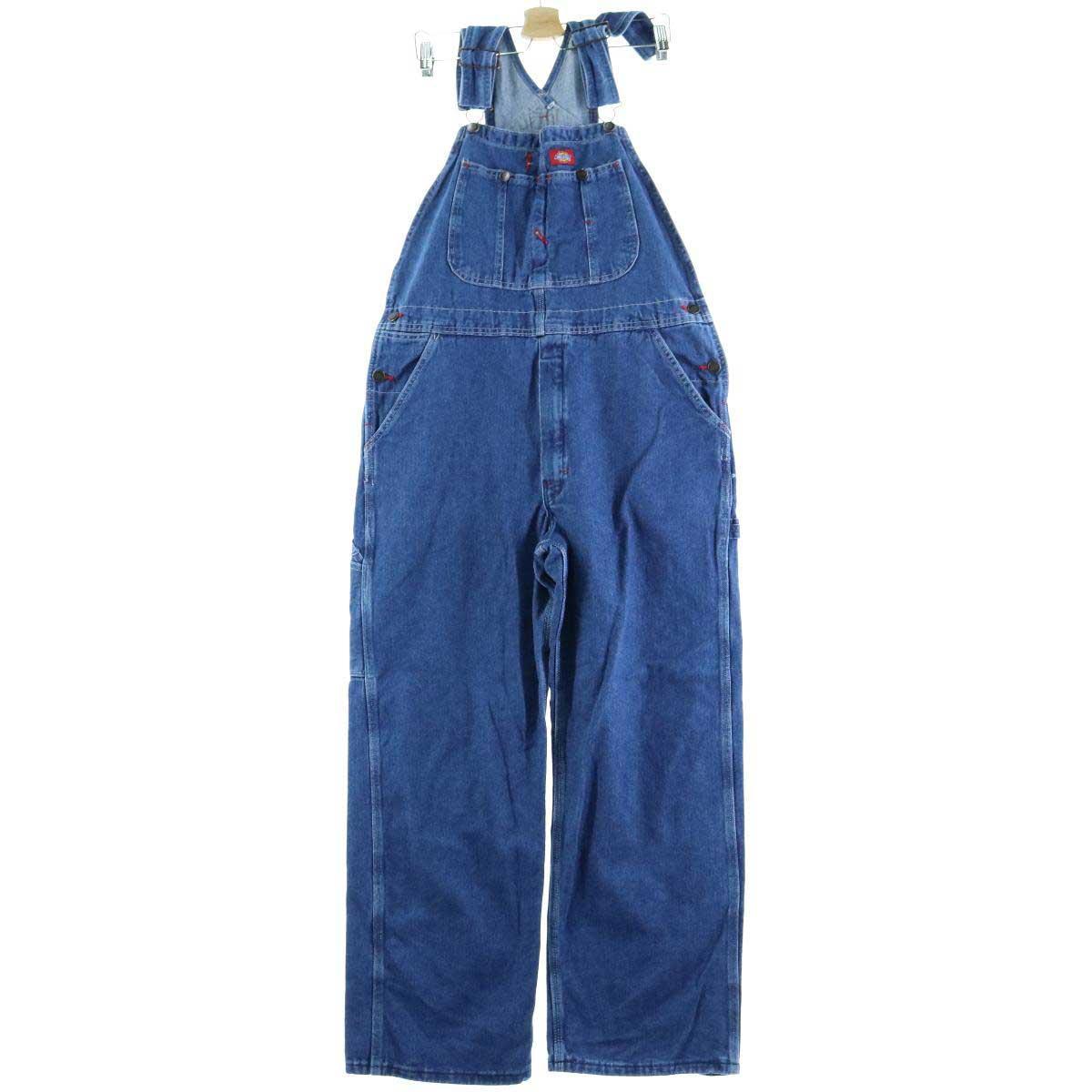 ディッキーズ Dickies デニムオーバーオール メンズw35 /eaa055897 【中古】 【200706】【JS2010】【SS2103】【2b10f】【SS2106】