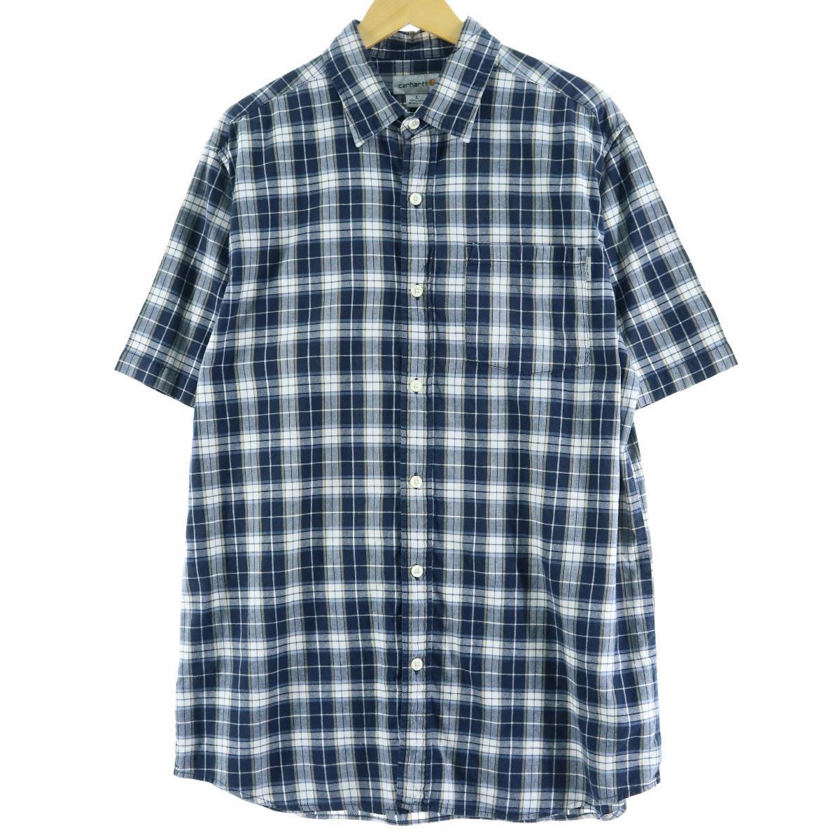 カーハート Carhartt 半袖 ボタンダウンチェックシャツ メンズl Eaa 0710 Ss09 Js10 Ss12 ボタンダウンシャツ 古着屋jam ジャム カーハート Carhartt 半袖 ボタンダウンチェックシャツ メンズl Eaa 0710 Ss09 Js10 Ss12 ボタンダウンシャツ 古着屋jam ジャム
