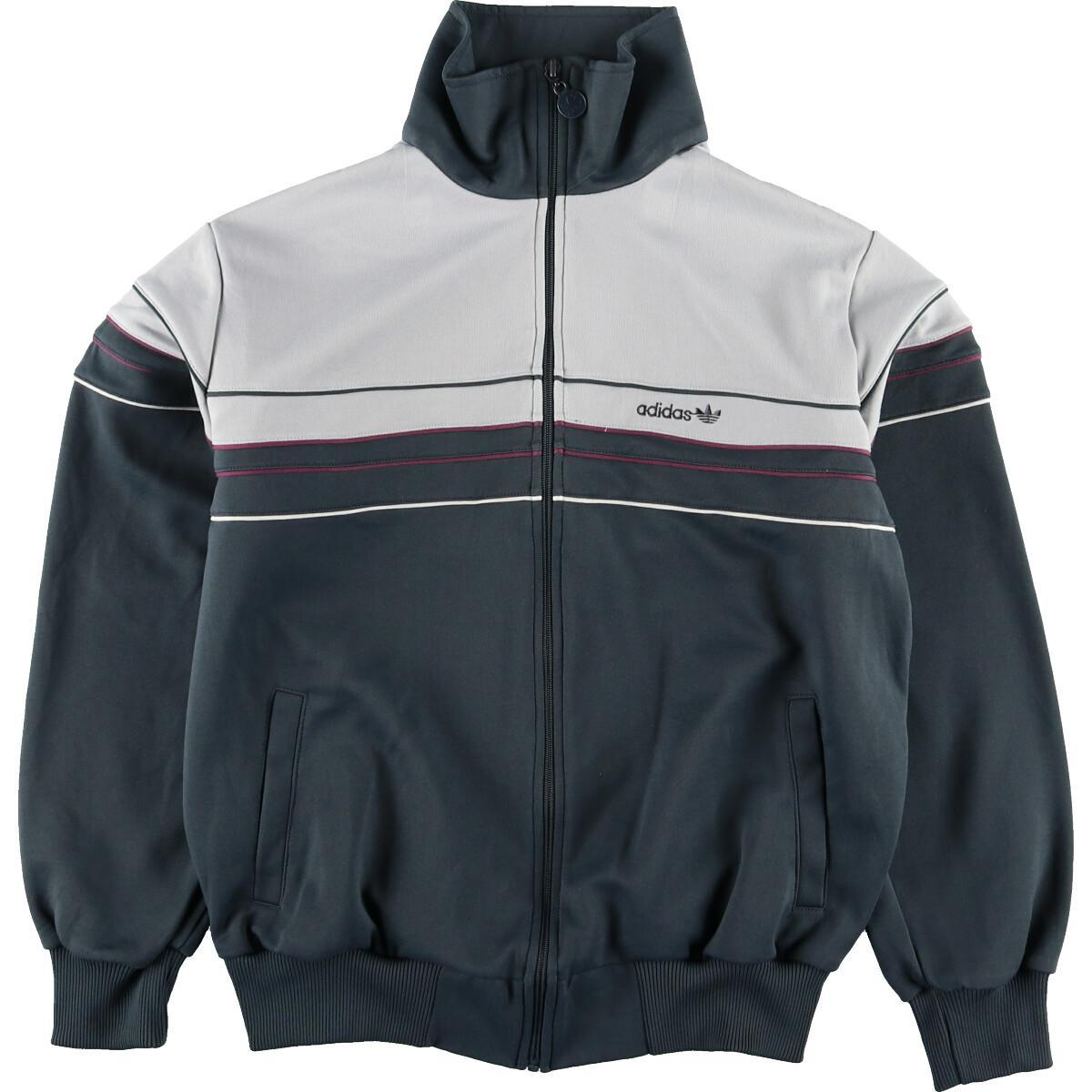 80年代 アディダス adidas バックプリント ジャージ トラックジャケット メンズL ヴィンテージ /eaa057104 【中古】 【200711】