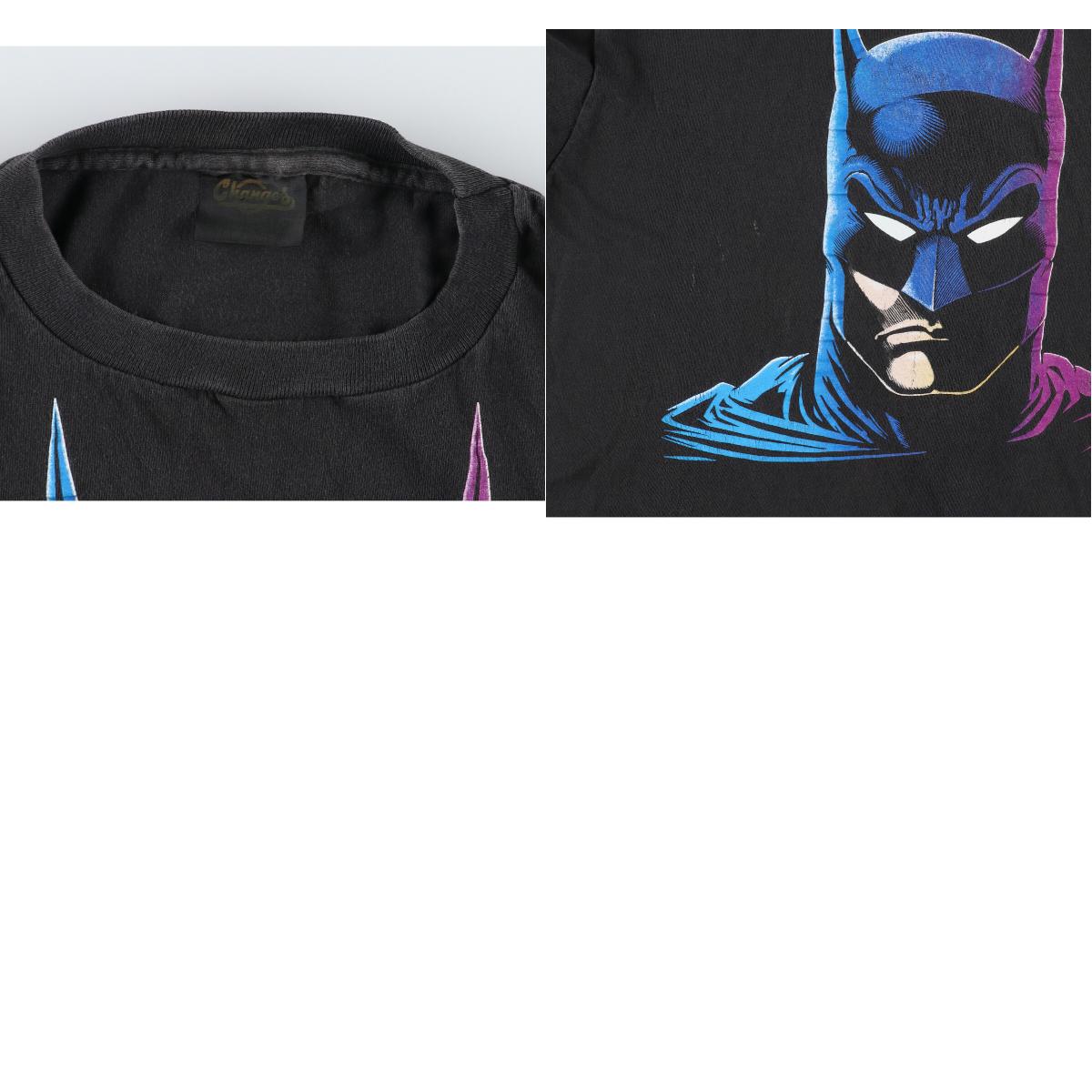 古着 CHANGES BATMAN バットマン キャラクタープリントTシャツ USA製 メンズL ヴィンテージ /eaa057456