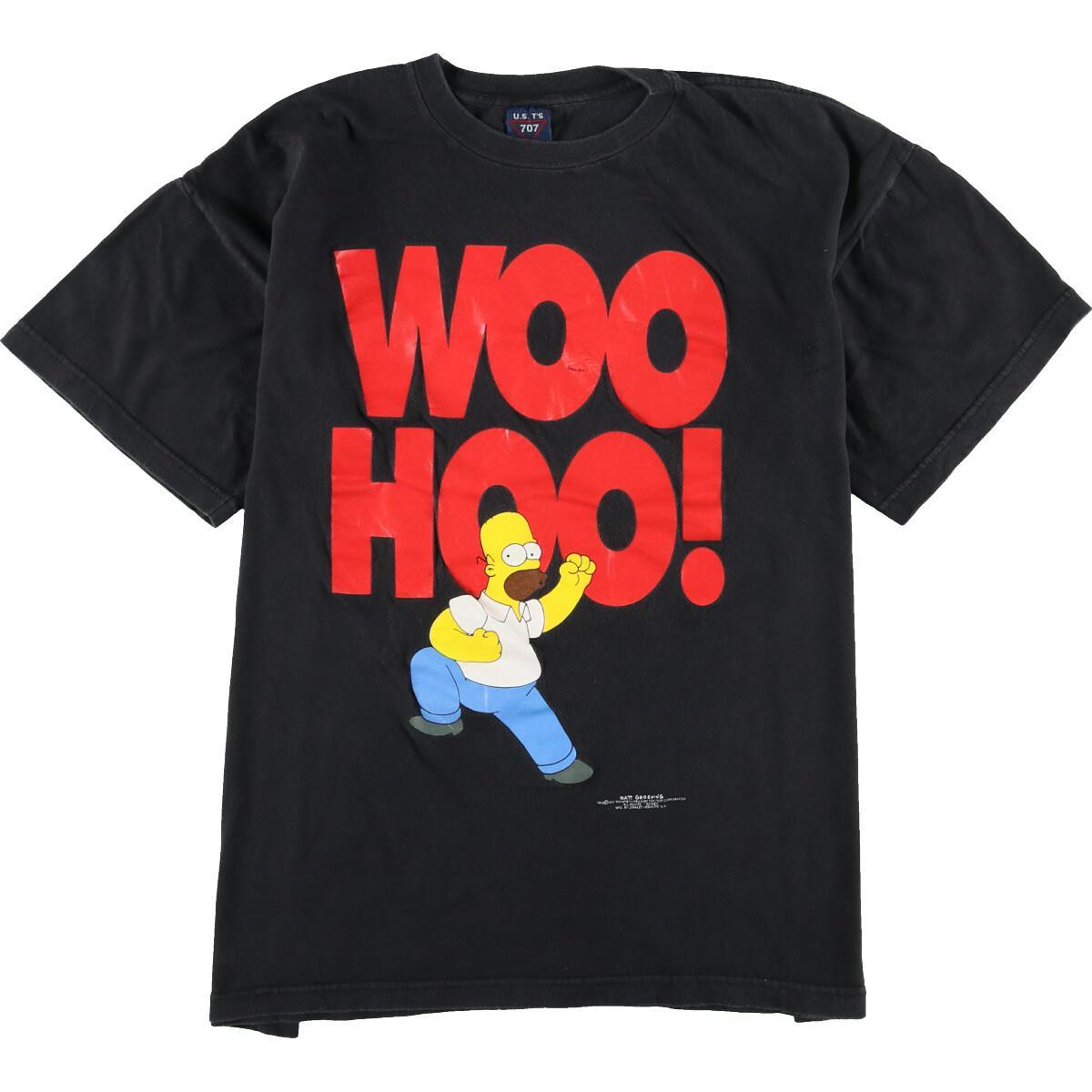 90年代 U S T S 707 The Simpsons シンプソンズ キャラクタープリントtシャツ メンズl ヴィンテージ Eaa 0712 Js10 キャラクターtシャツ 古着屋jam ジャム