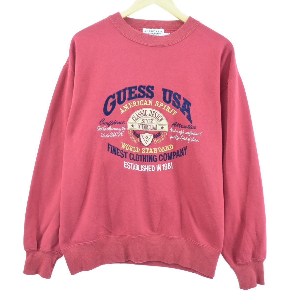 ゲス Guess ロゴスウェット トレーナー メンズm Eaa 0711 トレーナー 古着屋jam ジャム ゲス Guess ロゴスウェット トレーナー メンズm Eaa 0711 トレーナー 古着屋jam ジャム
