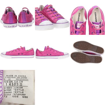 コンバース CONVERSE ALL STAR SLIPON オールスター スリッポン スニーカー US5 ジュニア23.0cm /saa001010 【中古】 【200712】