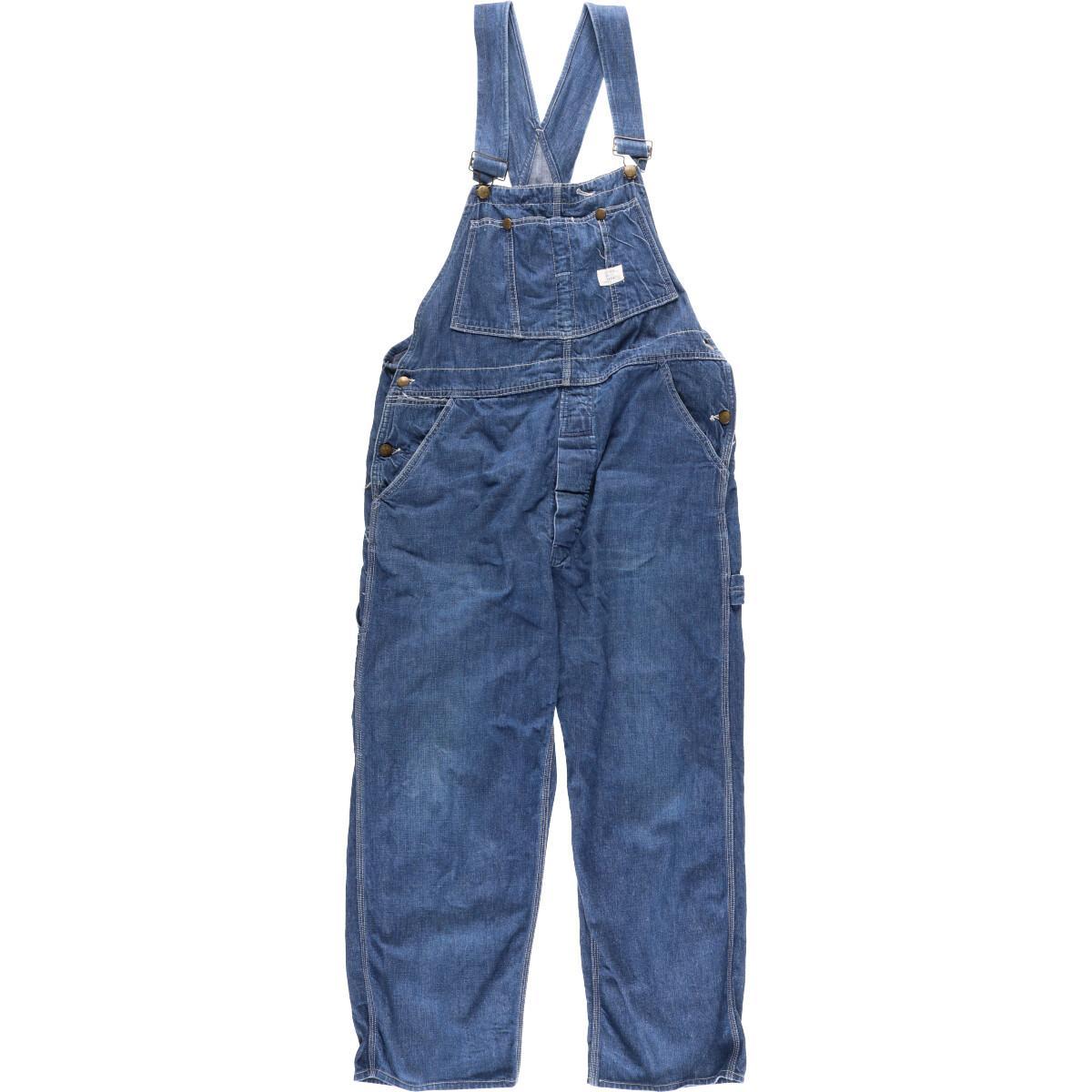 ビッグサイズ 60年代 シアーズ Sears デニムオーバーオール メンズw40 ヴィンテージ /eaa058259 【中古】 【200713】