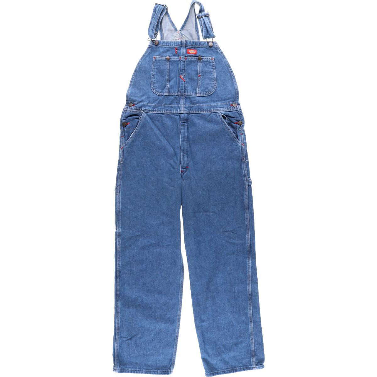 ディッキーズ Dickies デニムオーバーオール メンズw37 /eaa061244 【中古】 【200719】【JS2010】【SS2103】【2b10f】【SS2106】