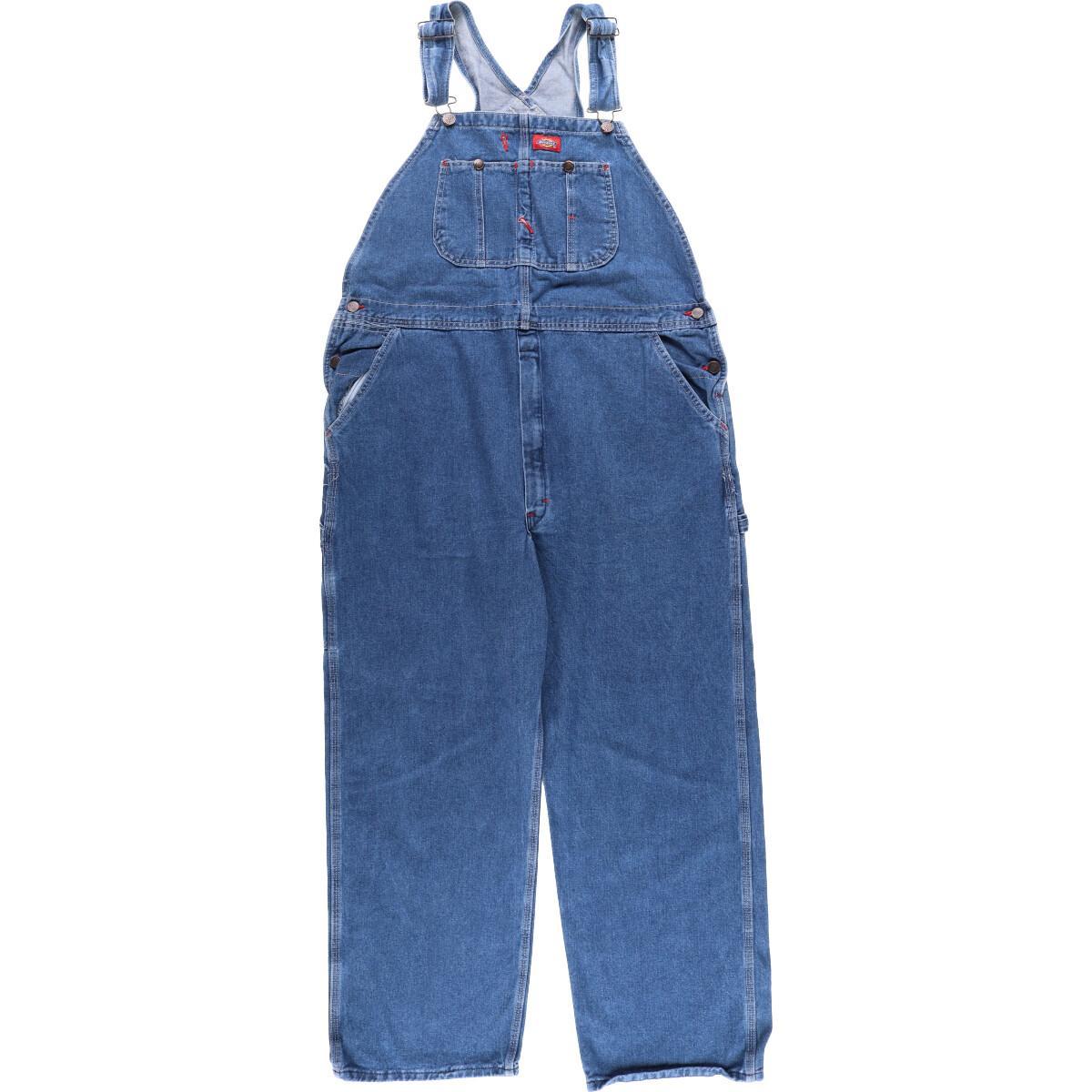 ディッキーズ Dickies デニムオーバーオール メンズw41 /eaa061615 【中古】 【200719】【JS2010】【SS2103】【2b10f】【SS2106】