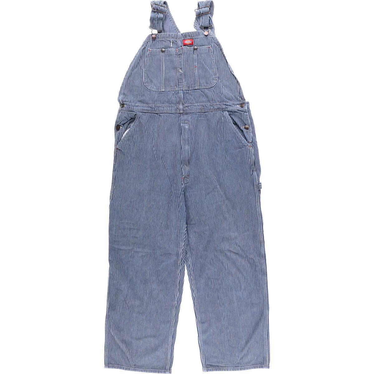 ディッキーズ Dickies ヒッコリーストライプ オーバーオール メンズw40 /eaa061628 【中古】 【200719】【JS2010】【SS2103】【2b10f】【SS2106】