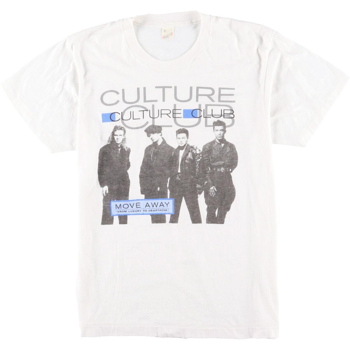 80年代 スクリーンスターズ SCREEN STARS CULTURE CLUB カルチャークラブ MOVE AWAY バンドTシャツ USA製 メンズM ヴィンテージ /eaa062078 【中古】 【200719】